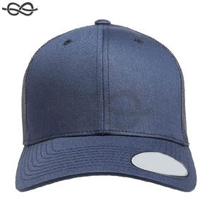 Gorra de camionero Retro de malla Premium clásica, diseño Snapback de perfil medio, talla única, deportes informales, uso promocional a granel - Product Image 2