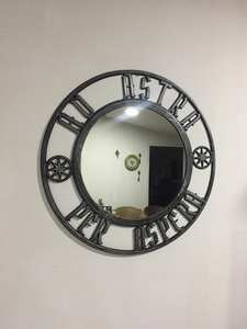 Miroir mosaïque argent, miroir mosaïque rond - Product Image 6