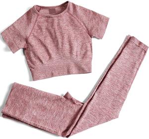 Tops de Fitness de cintura alta, conjunto de retraso de calidad para mujeres, gimnasio, Fitness, Yoga, entrenamiento, conjunto de Yoga para mujeres, venta al por mayor - Product Image 5