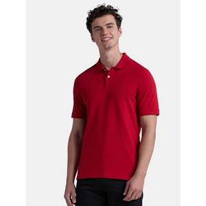 Diseño personalizado de alta calidad Verano transpirable para camiseta de polo Solapa informal con logotipo de empresa bordado Patrón sólido - Product Image 1