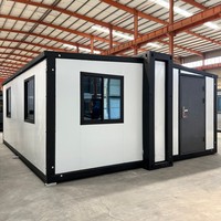 Nouvelles maisons préfabriquées à 1 chambre, conteneurs pliables, mini-maisons mobiles de 700 mm de largeur pliée