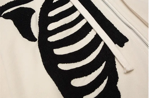 Sudadera con capucha de hombre de talla grande con logotipo personalizado de muestra gratis con sudadera de chenilla francesa bordada con capucha bordada - Product Image 6