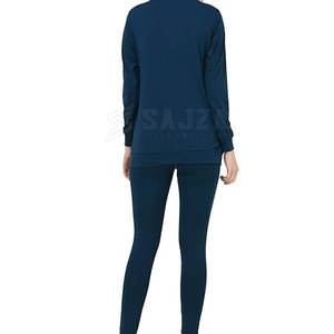Vente en gros de survêtements en coton pour femmes survêtements à séchage rapide survêtements à manches longues pour femmes - Product Image 6