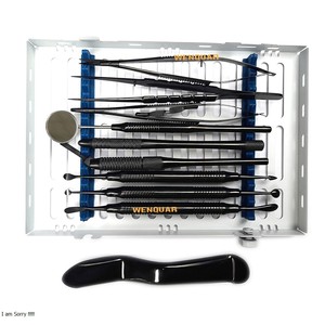 Kit periodontal Dental de calidad superior, 11 Uds., juego de instrumentos de cirugía Oral para uso clínico, logotipo/embalaje personalizado - Product Image 1