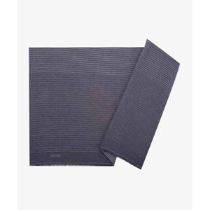 Chal de Pashmina Tejido para Invierno, Color Antracita, 80 x 200 cm, con Estampado de Rayas Brillantes - Product Image 1