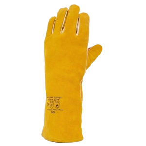 Gants de soudage en cuir industriels résistants et personnalisés, paume de pistolet, nouveaux, respirants, usage quotidien pour hommes, gants en cuir - Product Image 5