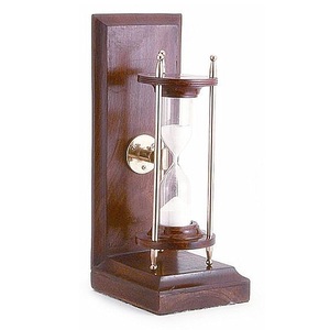 Reloj de arena de latón náutico de buena calidad, reloj de arena con brújula, artículo de Metal promocional marítimo, mesa, artículo de latón, diseño único - Product Image 5