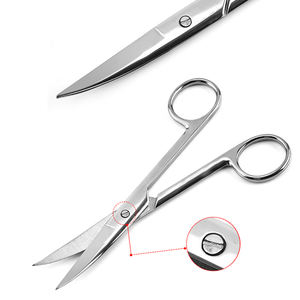 Tijera de IRIS quirúrgico recto curvo Romo afilado 11,5 cm 4.5in fábrica profesional de fabricantes paquistaníes - Product Image 5