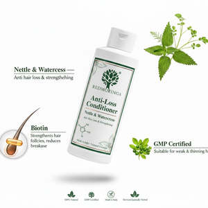 Acondicionador Capilar Anticaída con Ortiga y Perejil 250ml Fórmula Natural Fortalece el Cabello Rizado Italy RedMoringa OEM Marca Privada - Product Image 3