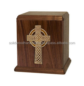 Nouveau design d'urnes de crémation en bois pour adultes urnes funéraires urnes funéraires taille personnalisée fournitures funéraires - Product Image 2