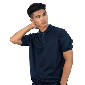 Ultifresh-T-shirt unisexe décontracté double piqué pour polo, tissu en laine respirant haut de gamme, motif solide brodé, technique unie - Product Image 6