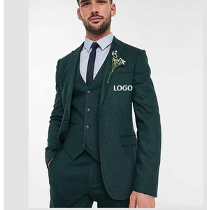 Costume élégant pour homme, style slim fit, en laine respirante, pour toutes les saisons, idéal pour les fêtes, les mariages et les événements - Product Image 2