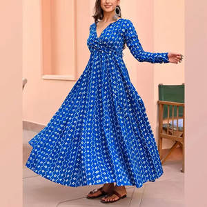 คอลเลคชั่นใหม่ ชุดลำลองผู้หญิง ลายพิมพ์ สำหรับใส่กลางแจ้ง แฟชั่นเสื้อผ้าผู้หญิง เสื้อผ้าฤดูร้อน ชุดเดรสลายพิมพ์สำหรับผู้หญิง - Product Image 5