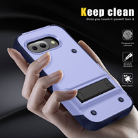 Coque de téléphone robuste en TPU+PC légère, antichoc, avec support invisible, pour Google Pixel 8A 7 6 ESM-019
