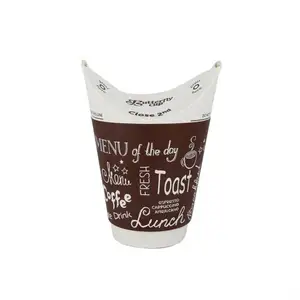 Personalized Double Matte Film Coated Butterfly Design Hot Beverage Cup - Sturdy Disposable Coffee Paper Cup