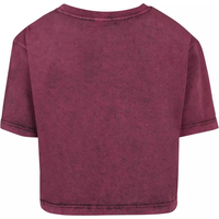 Vente chaude femmes surdimensionné culture à manches courtes T-Shirts Logo personnalisé Tir colorants haut d'été Designer Collection en gros