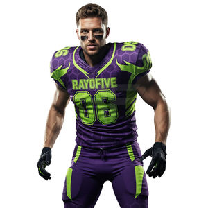 Uniforme de Fútbol Americano Personalizado OEM, Diseño Más Popular, Conjunto Corto de Secado Rápido, Ligero, Transpirable, Profesional, para Entrenamiento y Partido - Product Image 3