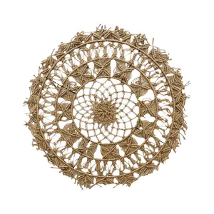 Nuevos diseños para colgar en la pared, arte de yute, arte de pared de alta venta de yute, elegante para el hogar, hotel, decoración, uso en venta al por mayor, precio barato, moq bajo - Product Image 4