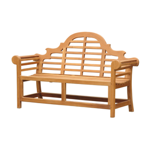 Banc de jardin en bois de teck moderne et contemporain de 180 cm Wembley pour la salle à manger, le parc et l'entrée de l'hôtel. - Product Image 3