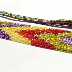 Collier de perles de coupe en tourmaline multi perles de pierre précieuse à facettes mélange rubis émeraude-saphir perles en gros prix d'usine - Product Image 3