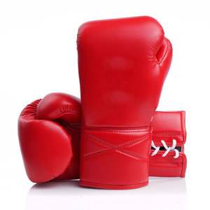Guantes de Boxeo de Cuero de Alta Calidad con Cordones, Transpirables, Ligeros, Unisex, para Venta al Por Mayor - Product Image 2