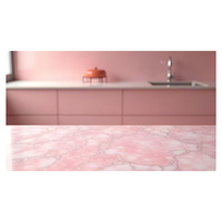 Dalle de marbre rose rose pierre naturelle personnalisable pour cuisine moderne carrelage poli pour murs sols et cotertops