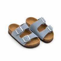Sandales personnalisées pour poupées en vinyle, mini-jouets, chaussures à deux brides, semelle moulée sur mesure, OEM ODM pour poupées de 18 pouces