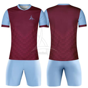 Conjuntos de Uniformes de Fútbol para Hombre con Tela Ligera y Transpirable 100% Poliéster, Ajuste Cómodo, Manga Corta, Personalizable para Partidos - Product Image 1