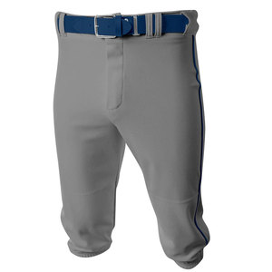 Servicio OEM Color sólido en blanco con cintura elástica Ropa deportiva transpirable Pantalones de béisbol y softbol - Product Image 5