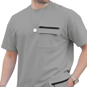 Unisex Breathable 100% Cotton Knitted Summer Tracksuit Casual Lightweight Tracksuit Comfortable Solid Color Sportswear 2027 - Product Image 2