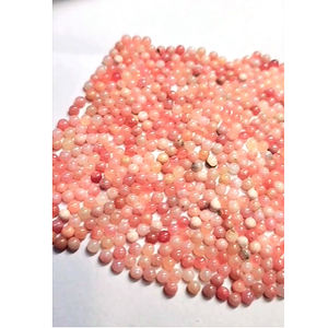 621 pièces d'opale rose naturelle 3mm Cabochon rond 86 Cts Lot Iroc ventes haute qualité rose opale pierres précieuses en vrac cabine US $35 pour tous - Product Image 1
