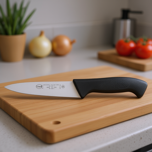 Cuchillo de Cocina de Acero Inoxidable de 16 cm, Color Negro y Cromo, Serie 312216 - Product Image 3