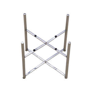 Venta caliente maceta de metal martillado de plata con soporte en precio asequible para restaurante Hotel uso doméstico - Product Image 4