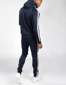 Conjunto de 2 piezas para hombre con logotipo personalizado, nuevo diseño, Cargo Sudadera con capucha y pantalones de gran tamaño, chándal de lana ecológico con logotipo personalizado - Product Image 3