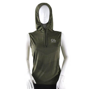Wholesale Light Weight <b>Sleeveless</b> Crop <b>Hoodie</b> Ladies Windproof High Quality Casual Wear Breathable <b>sleeveless</b> <b>hoodie</b> - Product Image 4