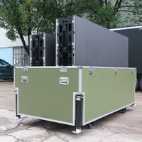 X-Bason 8 pieds écran LED Flight Case levage pliable petit pas Protection de transport facile avec support OEM personnalisé