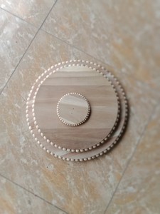 Wholesaler High Quality Hot Trending Bohemian Set 4 White <b>Beaded</b> <b>Coasters</b> Round <b>Beaded</b> <b>Coasters</b> for Drinkware Decoration - Product Image 6