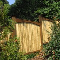 VENTE EN GROS 100% CLÔTURE EN BAMBOU NATUREL Nature Jardin Bambou Clôture Bambou Roulé