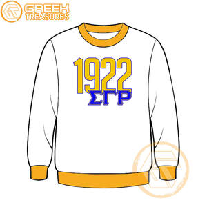 Sudadera de lana de algodón Sigma Gamma Rho personalizada de alta calidad, Jersey bordado, chaqueta para mujer, ropa griega, estilo de hermandad - Product Image 6