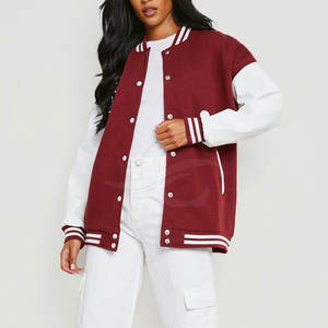 Veste en coton tricoté respirant pour femme, personnalisée, de haute qualité, motif uni, col mandarin, bouton unique, hiver, vente en gros - Product Image 2