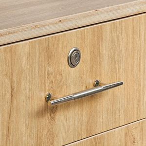 Contemporary 40x50x50cm Plywood Mobile Personal <b>Locker</b> with Lock TCN68045 Design Style - Product Image 4