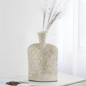 Magnifique vase à fleurs en nacre prix le moins cher bonne qualité mosaïque MOP vases à fleurs incrustées - Product Image 4