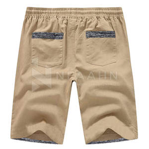 กางเกงขาสั้นสำหรับผู้ชายกางเกงขาสั้นใส่สบายสีทำจากปากีสถาน - Product Image 2