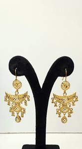 Conjunto de joyería de moda de estilo clásico chapado en oro de 24 quilates, colgante elegante para boda, fiesta, compromiso, aniversario - Product Image 3