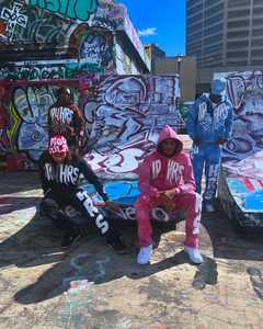 เสื้อฮู้ดผู้ชายแบบสั้นมีฮู้ดปักลายวินเทจแผ่นปะติดที่เป็นกรดจาก500gsm รุ่นที่มีน้ำหนักมาก - Product Image 3