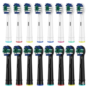 Matte-Textured Resilient <b>Round</b> <b>Brush</b> Heads Generic for Oral Bs Electric Toothbrush Replacement Tips Wholesale - Product Image 1