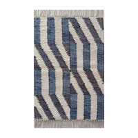 Indian Wholesale Rectangle Braided Floor Carpet Handmade Natural Cotton Puzzle Pattern Rug for Home Living Room and Bedroom Use