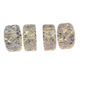 Fantaisie Design moderne élégant ronds de serviette décoration de Table réutilisable acrylique fête de noël mariage rond de serviette - Product Image 2