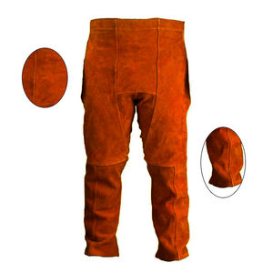Vêtements de travail industriels de qualité supérieure Protection de sécurité Nouveau pantalon de soudage en cuir de protection aérienne pour les travaux de sécurité - Product Image 4
