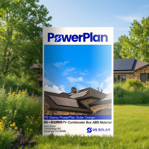 กล่องรวมสายไฟฟ้าโซลาร์เซลล์ PE Stamp PowerPlan Solar Design วัสดุ ABS - Product Image 1